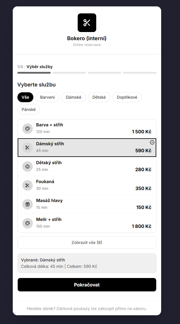 Bokero — Widget